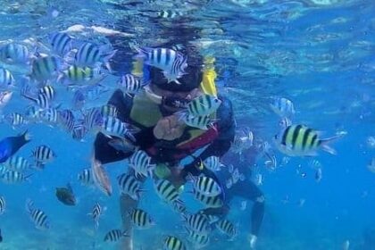 Dokumentasi Snorkeling di Wisata Pulau Tidung
