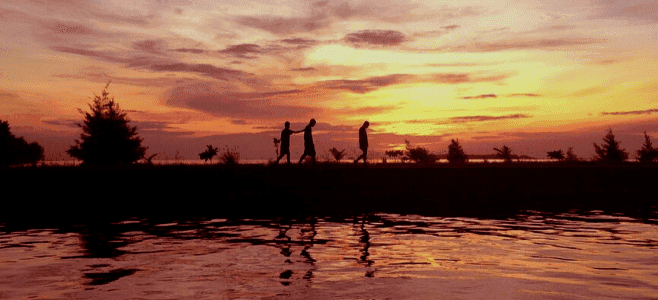 Suasana Sunrise Pulau Tidung Kecil