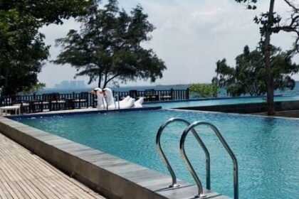 Infinity Pool Pulau Bidadari Resort
