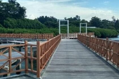 Jembatan Taman Laut Nasional Kepulauan Seribu Wisata Pulau Pramuka