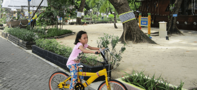 Sepeda Anak Wisata Pulau Ayer